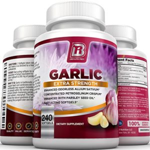 Nutrition Odorless Garlic – 240 Softgels – 1000mg